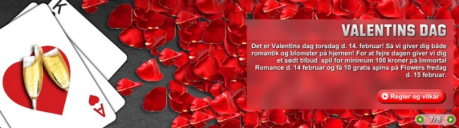 Unibet Casino Valentins Dag Bonus